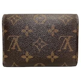 Louis Vuitton-Carteira Victorine Monogram Louis Vuitton M63326-Marrom