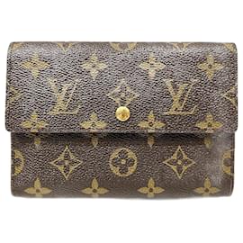 Louis Vuitton-Carteira Monogram Louis Vuitton M61202-Marrom