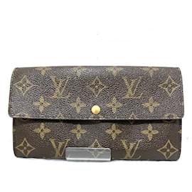 Louis Vuitton-Carteira Monogram Louis Vuitton M61725-Marrom