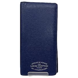 Louis Vuitton-Louis Vuitton Taiga Portefeuille NM Wallet-Blue