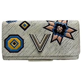 Louis Vuitton-Carteira Twist em couro Epi Louis Vuitton M61491-Multicor
