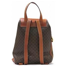 Céline-Celine Macadam Brown Backpack-Brown