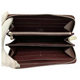 Louis Vuitton-Carteira Zippy Louis Vuitton M60314-Roxo