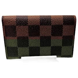 Hermès-Louis Vuitton Damier Canvas Key Holder N62630-Brown