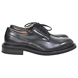 Bottega Veneta- Bottega Veneta The Level Panelled Derby Shoes in Black Leather-Black