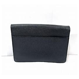 Louis Vuitton-Louis Vuitton Taiga Selenga Clutch M30782-Black