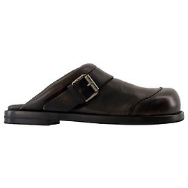 Buckle Mules - Acne Studios - Leather - Brown Brown