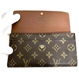 Louis Vuitton-Carteira Pochette Monogram Louis Vuitton M61725-Marrom