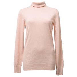 Pull col roulé Loro Piana en cachemire rose Rose