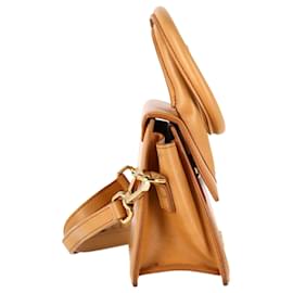 Jacquemus-Jacquemus Le Chiquito Neud Top-Handle Bag in Brown Leather-Brown