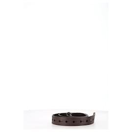 Fendi-Fendi Wide Wrap Belt in Brown Leather-Brown