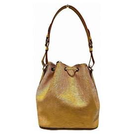 Louis Vuitton-Bolsa de Ombro Petit Noé Epi Louis Vuitton M44109-Amarelo