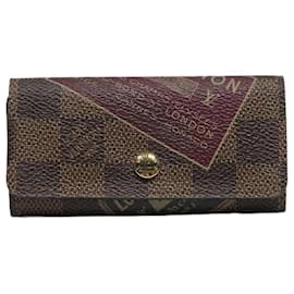 Louis Vuitton-Louis Vuitton Damier Multicles 4 Key Case N63082-Brown
