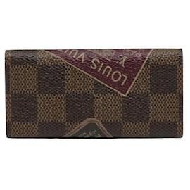 Louis Vuitton-Louis Vuitton Damier Multicles 4 Key Case N63082-Brown