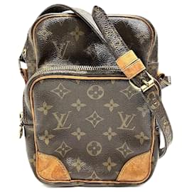 Louis Vuitton-Bolsa de Ombro Amazon Monograma Louis Vuitton M45236-Marrom
