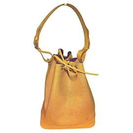 Louis Vuitton-Bolsa de Ombro Noé Epi Louis Vuitton M44009-Amarelo