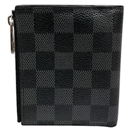 Louis Vuitton-Louis Vuitton Damier Graphite Wallet N64021-Black