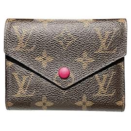 Louis Vuitton-Carteira Victorine Monogram Louis Vuitton M41938-Rosa