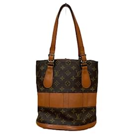 Louis Vuitton-Bolsa Monogram Bucket PM Louis Vuitton T42238-Marrom