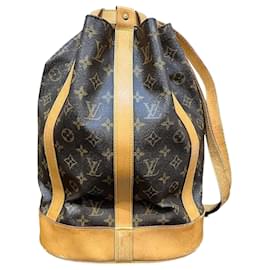 Louis Vuitton-Bolsa de Ombro Randonee PM Louis Vuitton M42243-Marrom