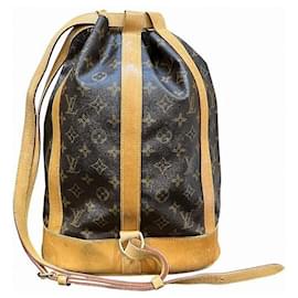 Louis Vuitton-Bolsa de Ombro Randonee PM Louis Vuitton M42243-Marrom