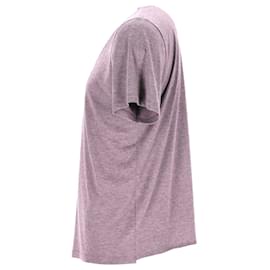 Saint Laurent-T-shirt Saint Laurent Lightning Bolt en coton gris-Gris
