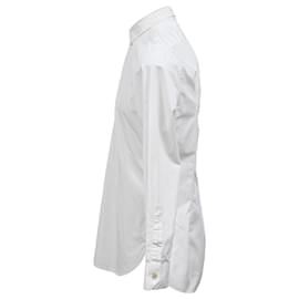 Saint Laurent-Saint Laurent Slim-Fit Shirt in White Cotton-White