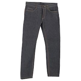 Burberry-Burberry Prorsum Jeans in Blue Cotton-Blue