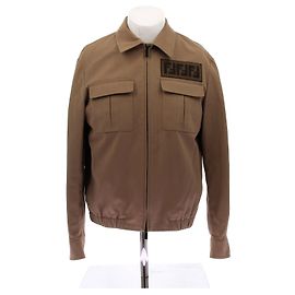 FENDI Jackets T.IT 48 Polyester Brown