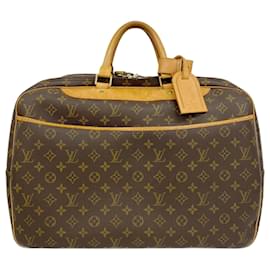 Louis Vuitton-Bolsa Boston Monogram Alize 24H Van Quatre M41399 da Louis Vuitton-Marrom