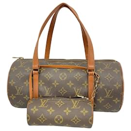 Louis Vuitton-Bolsa Louis Vuitton Monogram Papillon 30-Marrom