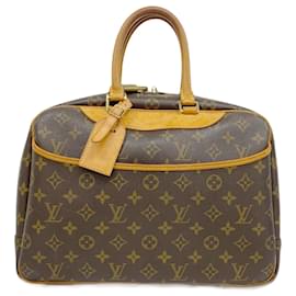 Louis Vuitton-Bolsa Deauville Monogram Louis Vuitton-Marrom