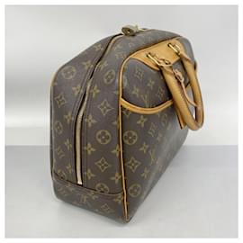 Louis Vuitton-Bolsa Deauville Monogram Louis Vuitton-Marrom