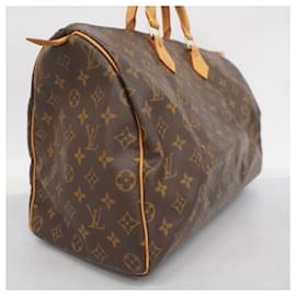 Louis Vuitton-Bolsa Louis Vuitton Monogram Speedy 35-Marrom