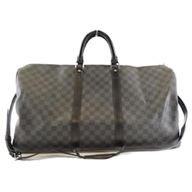 Louis Vuitton-Louis Vuitton Keepall Bandouliere 55-Black