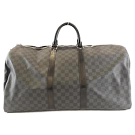 Louis Vuitton-Louis Vuitton Keepall Bandouliere 55-Black
