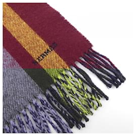 Hermès-Hermes Red Cashmere Stole-Red