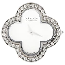 Orologio al quarzo Van Cleef & Arpels Alhambra WG D 3365111 VCARM95800 Bianco