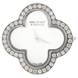 Reloj de cuarzo Van Cleef & Arpels Alhambra WG D 3365111 VCARM95800 Blanco