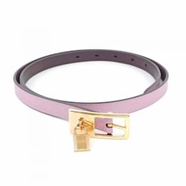Hermès-Hermes Standard Pink Belt-Pink