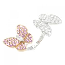 Van Cleef & Arpels-Van Cleef & Arpels de Papillon Entree Les Doors Ring-Pink,White
