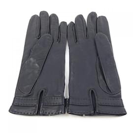 Hermès-Hermes Black Warm Gloves-Black