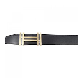 Hermès-Hermes HERMES Belt-Black,Red