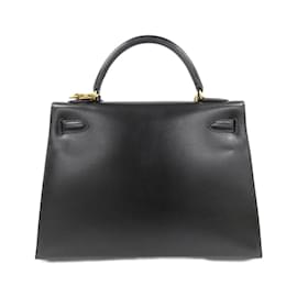Hermès-Hermes Kelly 32cm Handbag-Black
