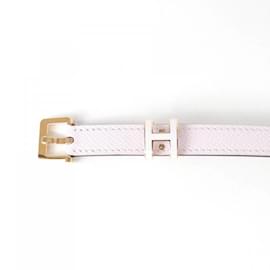 Hermès-Hermes Standard Pink Belt-Pink