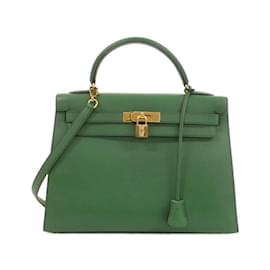 Hermès-Hermes Kelly 32cm Handbag-Green