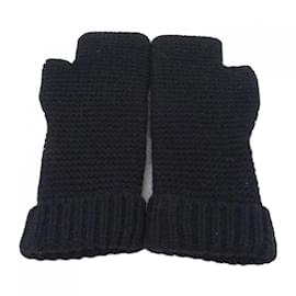 Hermès-Hermes Cashmere Warm Gloves-Black