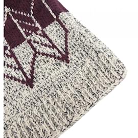 Hermès-Hermes Cashmere Stole-Red,Beige