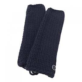 Hermès-Hermes Black Warm Gloves-Black