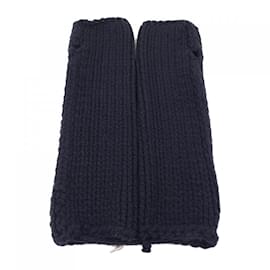 Hermès-Hermes Black Warm Gloves-Black